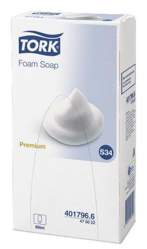 Tork S34 Premium - 470022 - 800 ml - Schaumseife - 6 Kartuschen
