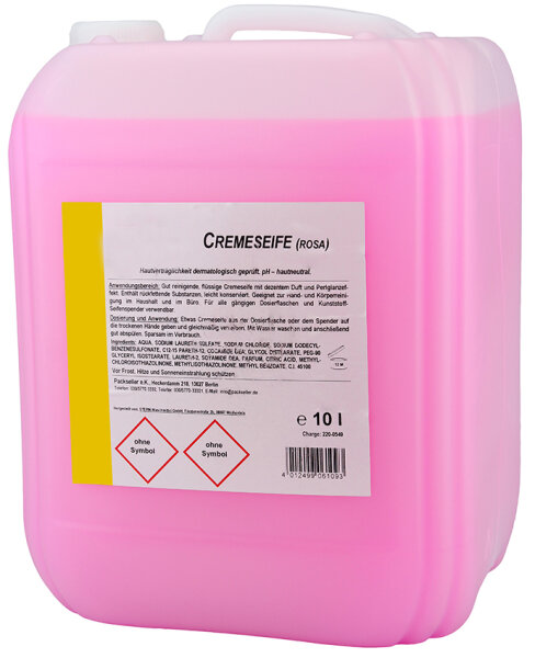 Sefencreme - Duft cremig - rosa - 10 Liter