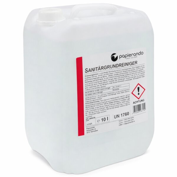 Sanitär Grundreiniger - klar - 10 l