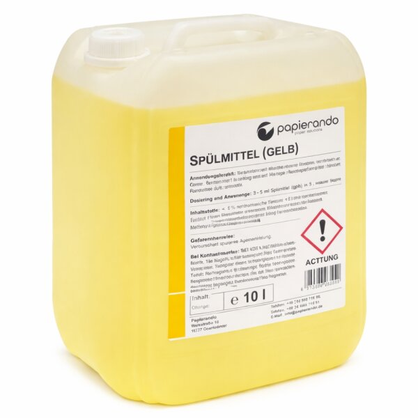 Spülmittel - gelb - 10 l