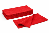 Microfasertücher - rot - 30 x 30 cm - 30 Stück