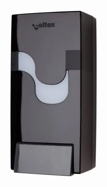 Spender für Seifencreme - Classic Line - schwarz - 900 ml nachfüller